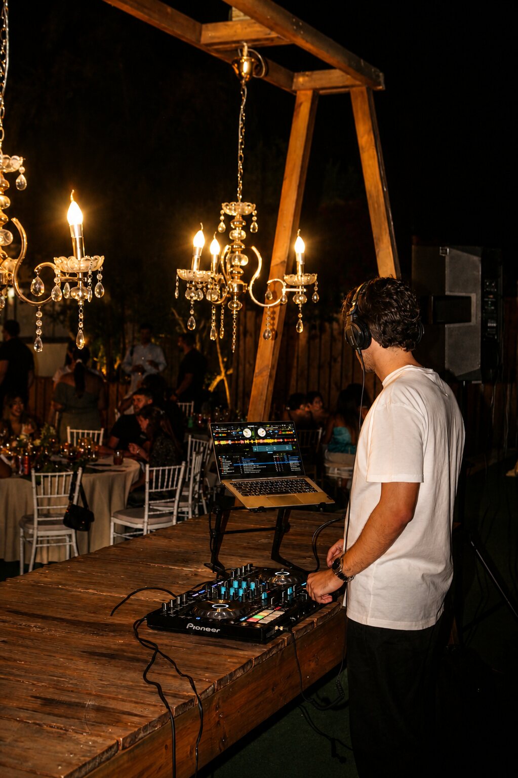 DJ Vrontis performing for event guests
